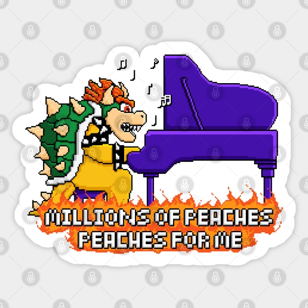 Millions of Peaches Sticker by graffd02